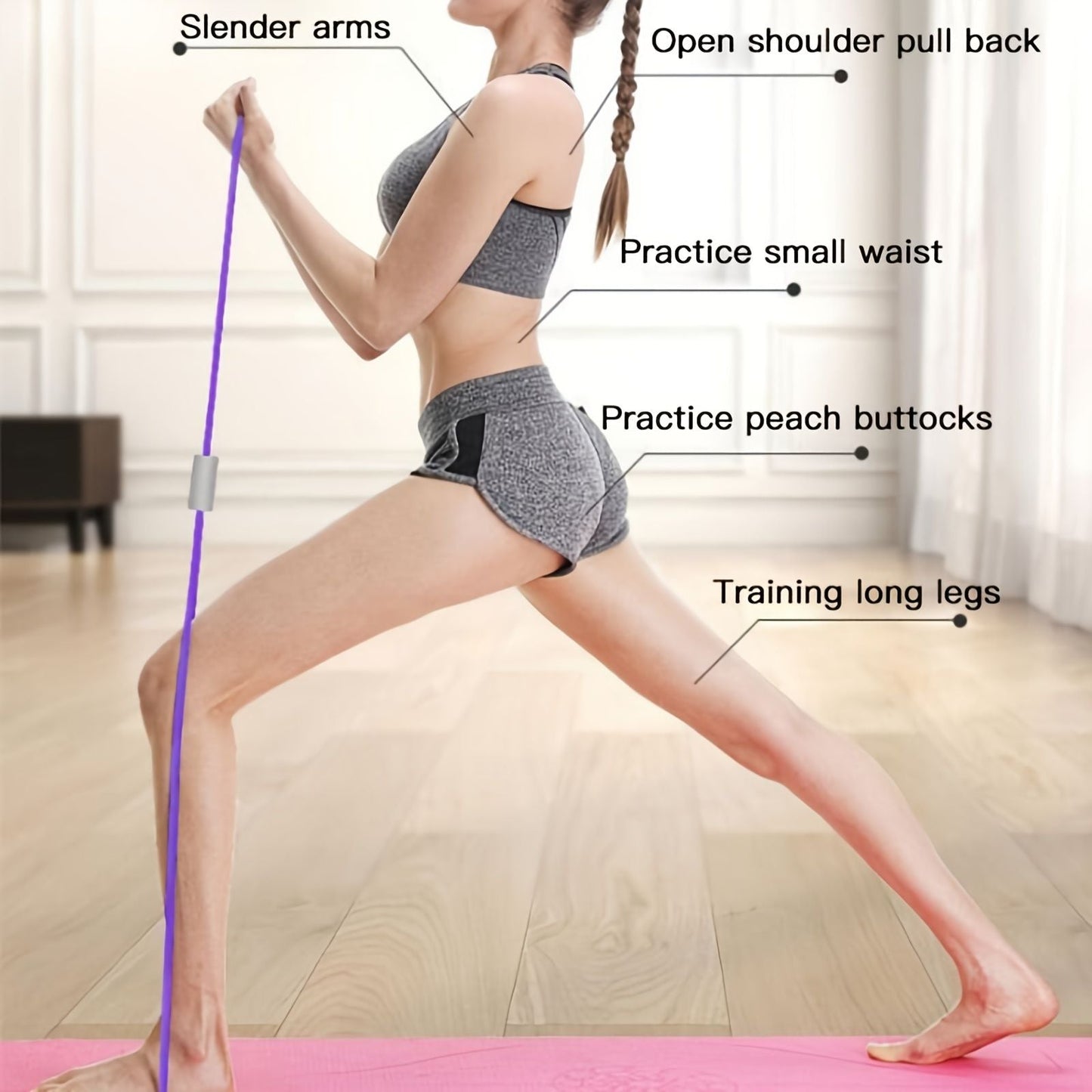 8-shaped Resistance Bands; Stretch Fitness Band; Pull Rope; Chest Arm And Shoulder Stretch Bands Exercise Equipment For Home Workout; Physical Therapy; Strength Training