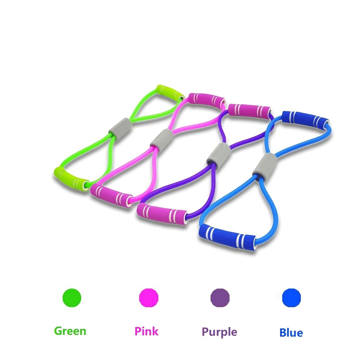 8-shaped Resistance Bands; Stretch Fitness Band; Pull Rope; Chest Arm And Shoulder Stretch Bands Exercise Equipment For Home Workout; Physical Therapy; Strength Training