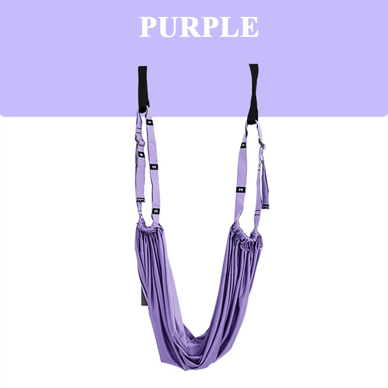 Adjustable Aerial Yoga Strap; Hammock Swing Stretching Strap; Anti-Gravity Inversion Pilates Hammock Belts For Gym Flexibility