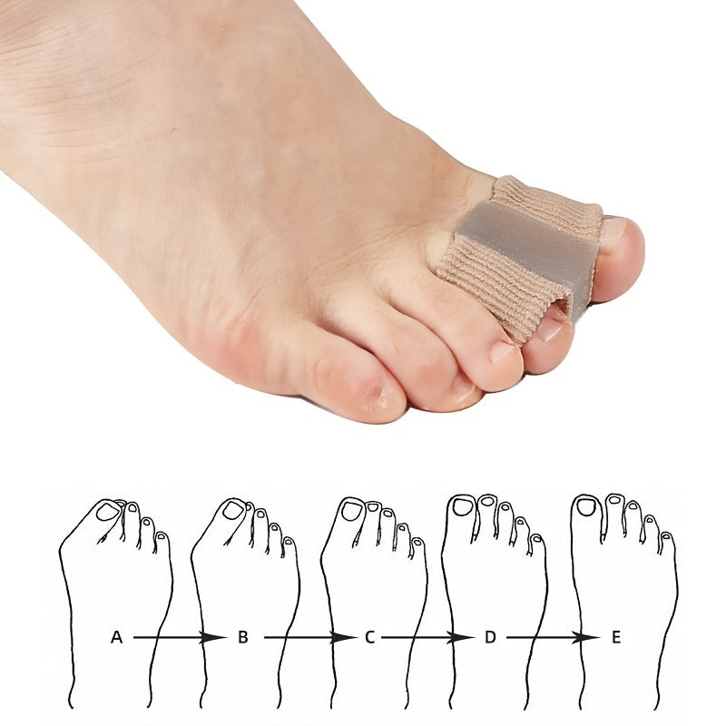 1pc Toe Spacer (0.6in/0.7in) Train; Straighten; & Realign Toes; Pain Corrector Pain Relief